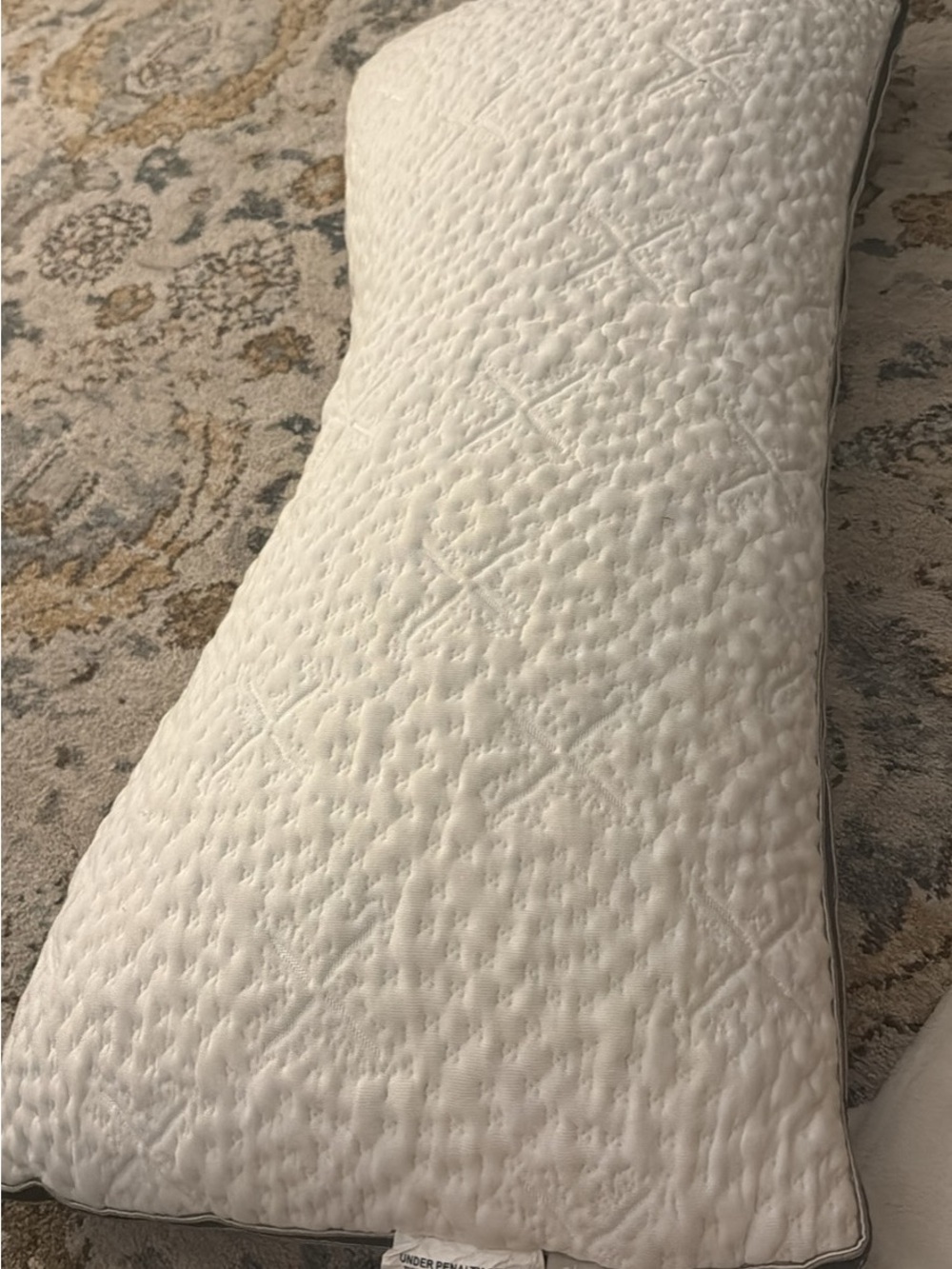 Premium White Memory Foam Contour Pillow - Supportive Home Essential